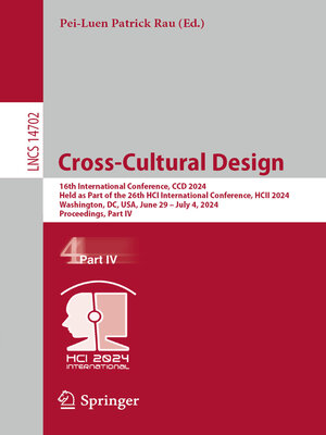 cover image of Cross-Cultural Design